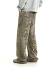 RT No. 11400 LEOPARD STRAIGHT SLIM PANTS