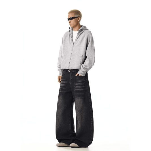 RT No. 33002 WHISKER WASH SCIMITAR DENIM JEANS