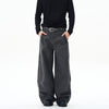 RT No. 12134 GRAY BAGGY STRAIGHT PANTS