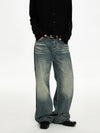 RT No. 50021 WHISKER WASH DENIM JEANS