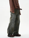 RT No. 12007 WASHED WORKWEAR STRAIGHT PANTS