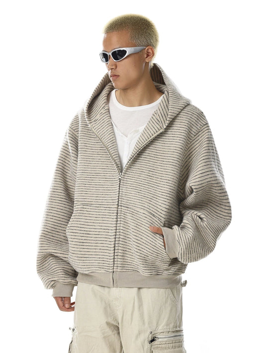 RT No. 32730 STRIPED ZIP HOODIE