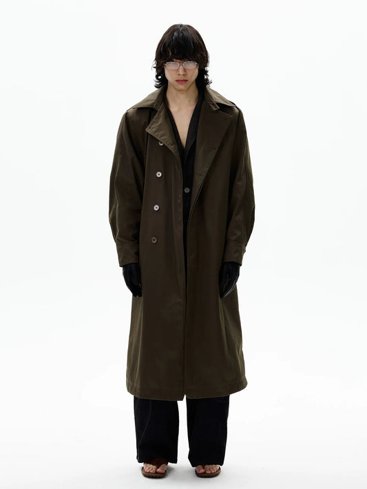 RT No. 50102 LONG TRENCH COAT