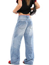 RTK (W) No. 512 DENIM BLUE WHISKER JEANS