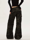 RTK (W) No. 540 CAMO FLARED PANTS