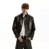 RT No. 40785 OKANE COLLAR LEATHER JACKET