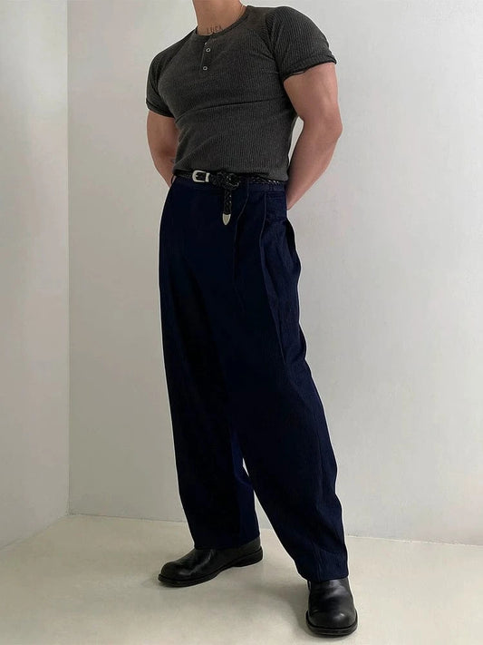 RT No. 19011 SLIM HERNY COLLAR SHORT SLEEVE