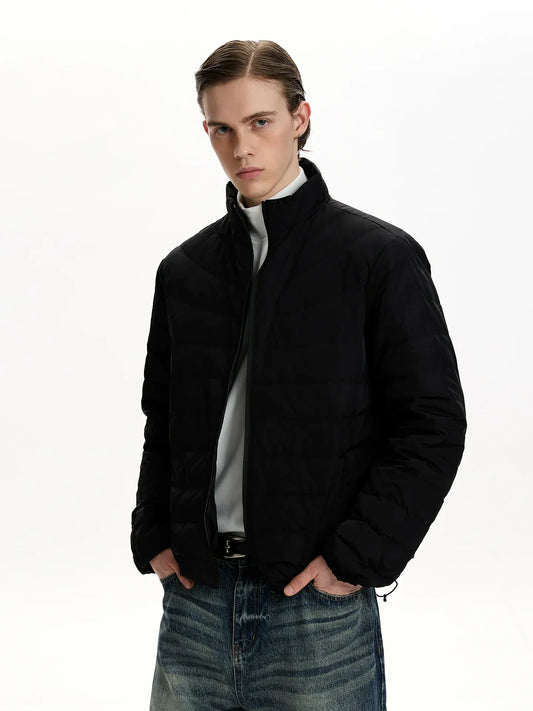 RT No. 50040 STAND COLLAR RIBBED JACKET