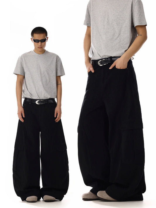 RT No. 18712 RECONSTRUCTED SCIMITAR CARGO PANTS