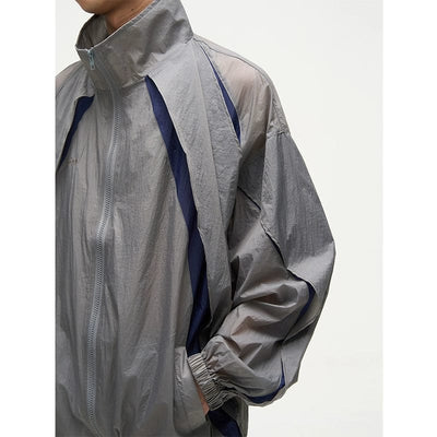 RT No. 10097 STAND COLLAR WINDBREAKER JK