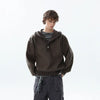 RT No. 50213 KNITWEAR HENLEY HOODIE