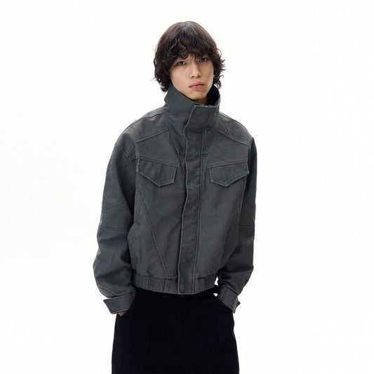 RT No. 31007 STAND COLLAR YORU DENIM JACKET