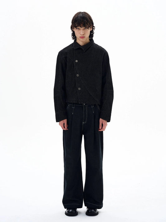 RT No. 29032 KENDO ABSTRACT DENIM JACKET