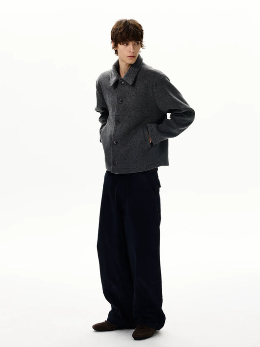 RT No. 50321 WOOLEN BUTTON UP JACKET