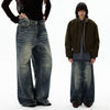 RT No. 59000 WASHED BAGGY STRAIGHT JEANS