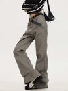 RTK (W) No. 543 STRAIGHT FLARED PANTS