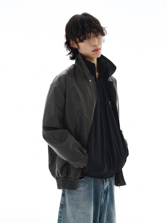 RT No. 25060 RODEO LEATHER ZIP JACKET