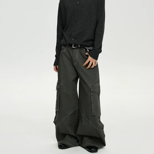 RT No. 40757 BAGGY STRAIGHT CARGO PANTS