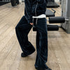 RT No. 12442 WAFFLE KNIT ZIP HOODIE & STRAIGHT SWEATPANTS