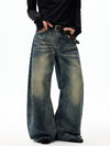 RT No. 55108 WHISKER SCIMITAR DENIM JEANS