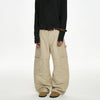 RT No. 50004 KHAKI BAGGY STRAIGHT CARGO PANTS