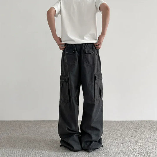 RT No. 40828 BAGGY STRAIGHT CARGO PANTS