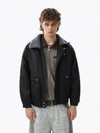 RT No. 50302 FLEECE COLLAR LEATHER JACKET