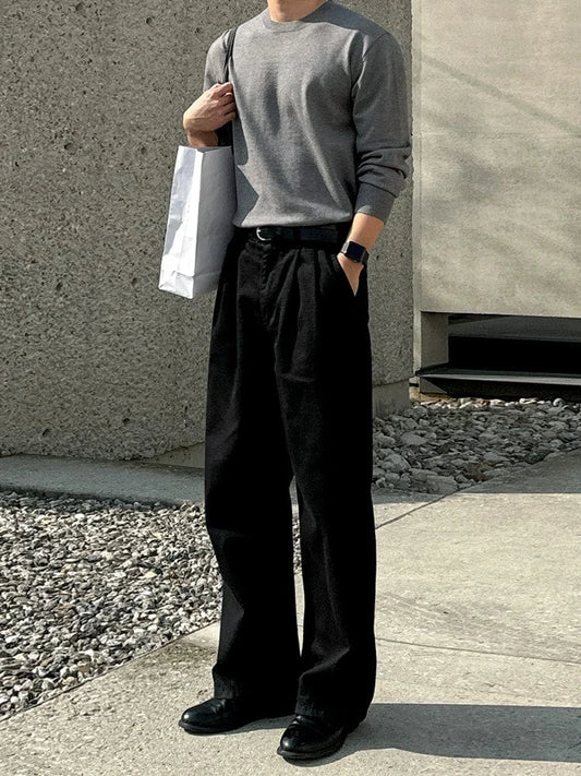 RT No. 32056 KNIT SOLID SWEATER