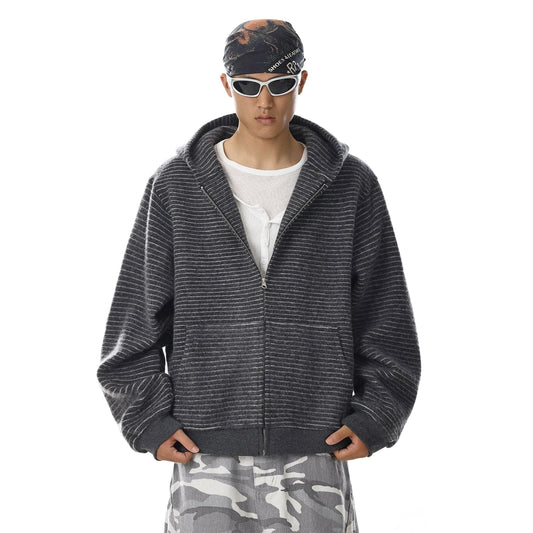 RT No. 32730 STRIPED ZIP HOODIE