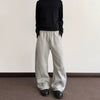 RT No. 40807 RECONSTRUCTED BAGGY STRAIGHT SWEATPANTS