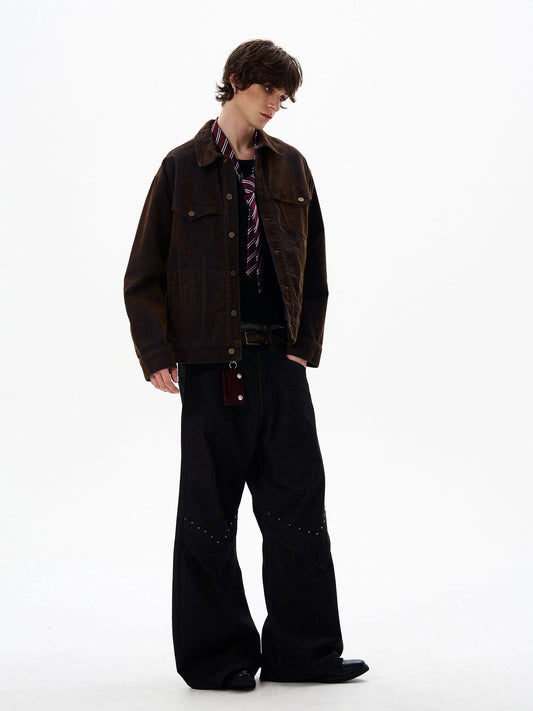 RT No. 18023 BROWN DENIM JACKET