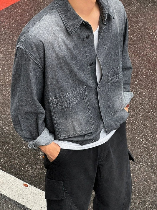 RT No. 29052 DENIM BUTTON-UP SHIRT