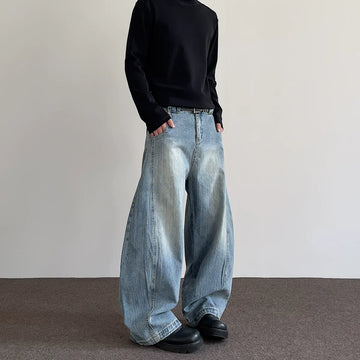 RT No. 40833 WASHED SCIMITAR DENIM JEANS