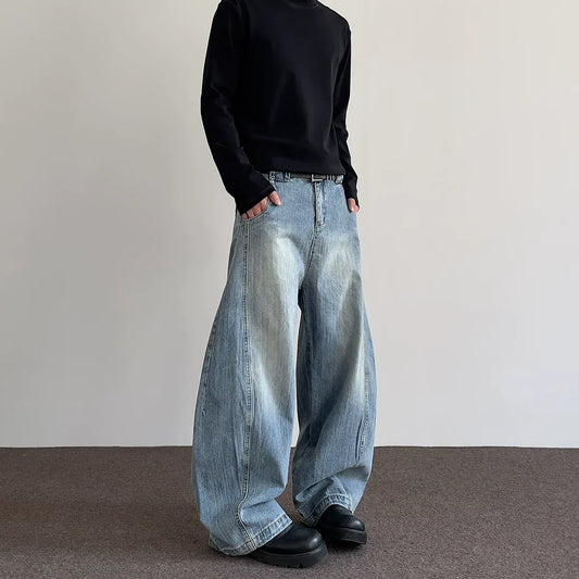 RT No. 40833 WASHED SCIMITAR DENIM JEANS