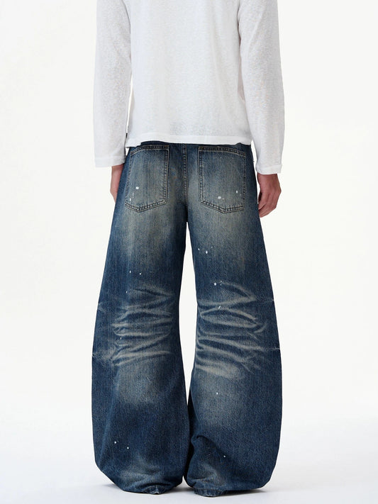 RT No. 32816 INK WASHED SCIMITAR DENIM JEANS