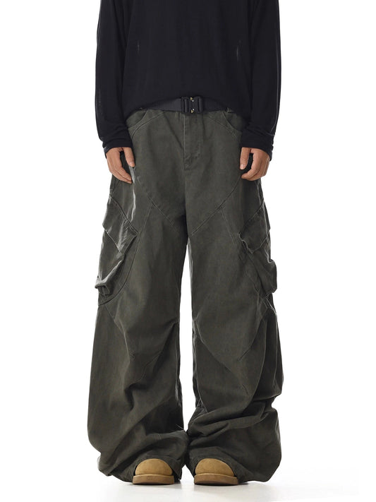 RT No. 32011 RECONSTRUCTED CARGO BAGGY PANTS
