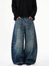 RT No. 55117 SCIMITAR BAGGY DENIM JEANS