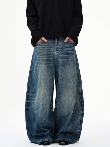 RT No. 55117 SCIMITAR BAGGY DENIM JEANS