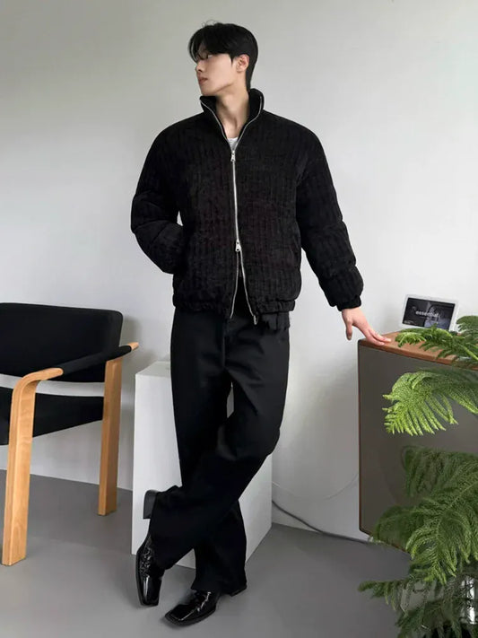 RT No. 45000 BLACK STAND COLLAR JACKET