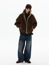 RT No. 50420 WOLF SUEDE COLLAR JACKET