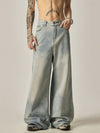 RT No. 11279 LIGHT BLUE BAGGY STRAIGHT DENIM JEANS