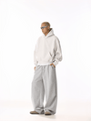 RT No. 19818 GRAY BAGGY STRAIGHT SWEATPANTS