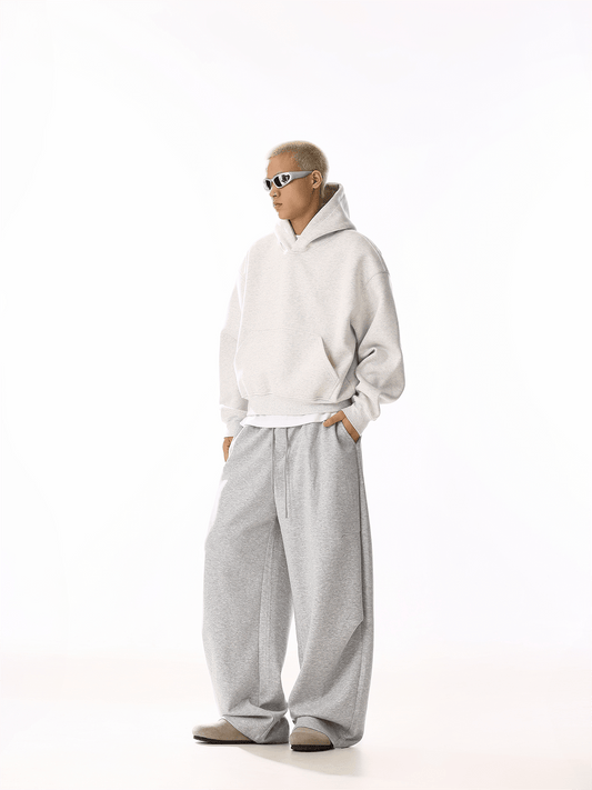 RT No. 19818 GRAY BAGGY STRAIGHT SWEATPANTS