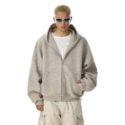 RT No. 32730 STRIPED ZIP HOODIE