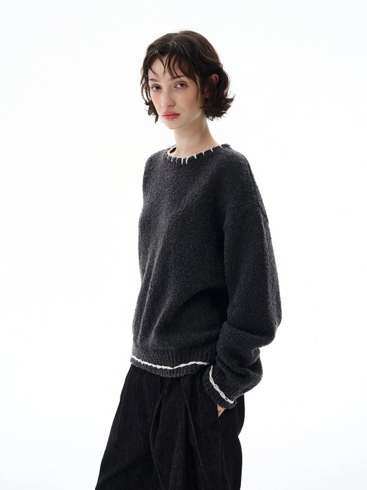 RT No. 25052 KNIT STITCHED SWEATER
