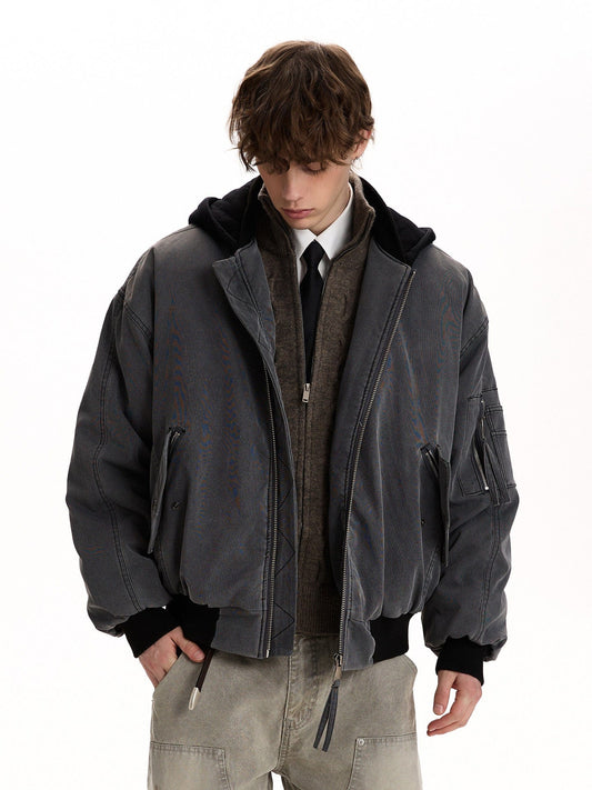 RT No. 58036 JIIN CONTRAST WORKWEAR JACKET