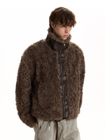 RT No. 58033 FLEECE FUR COLLAR JACKET