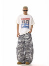 RT No. 19829 WINTER CAMO CARGO STRAIGHT PANTS