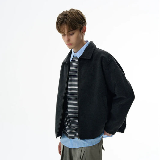 RT No. 42007 SILHOUETTE WOOLEN JACKET