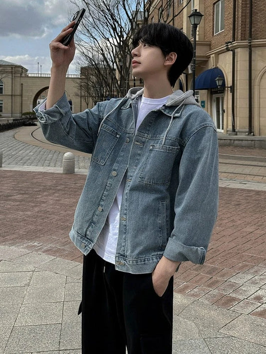 RT No. 29058 HOODED DENIM JACKET